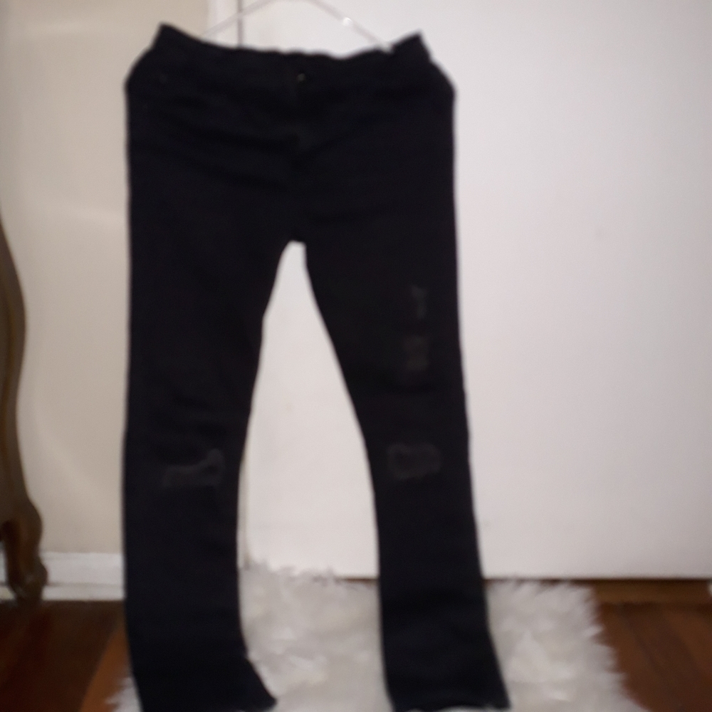 Black skinny boy jeans